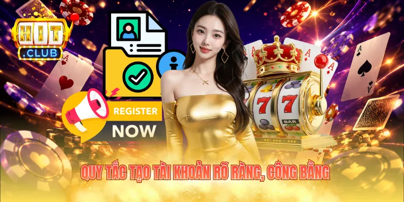 Quy tắc tạo tài khoản rõ ràng, công bằng
