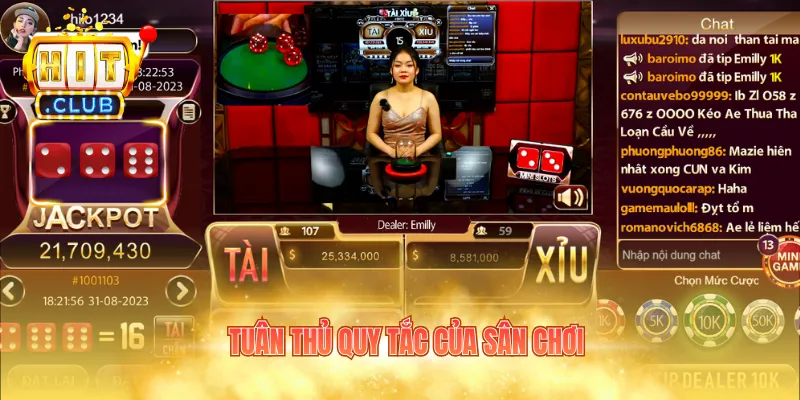 Tuân thủ quy tắc của sân chơi 